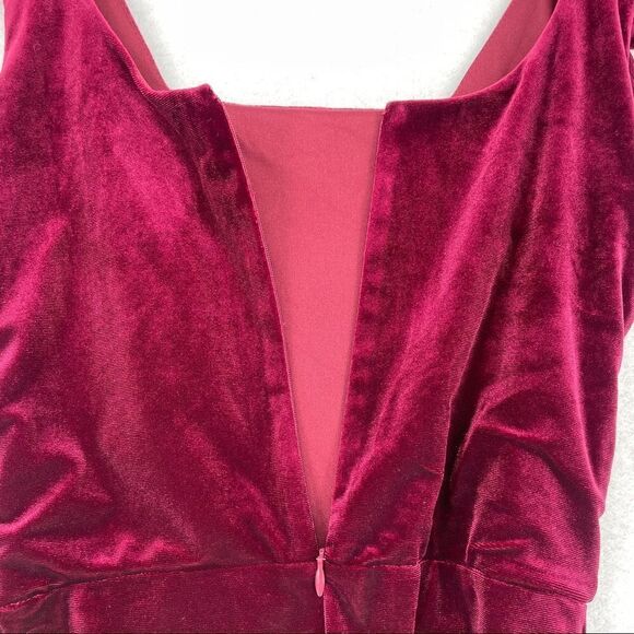 AQUA Velvet Square Neck with Bow Strap NWT - Picture 8 of 9